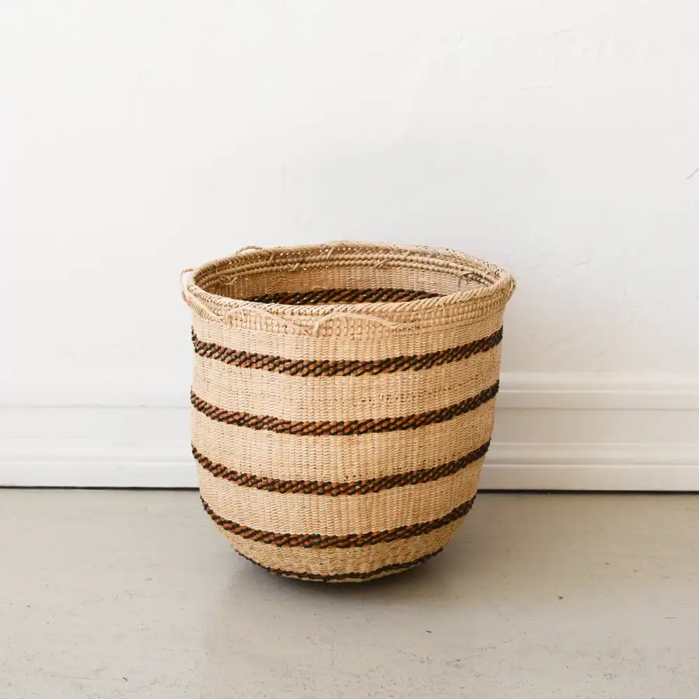 Basket with Yanomami Painting