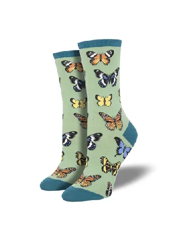 Polka-Dot Cotton Crew Socks