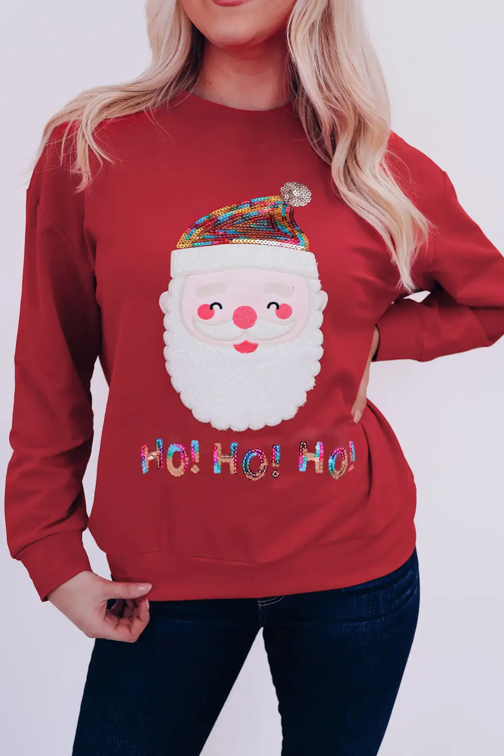 HO Sequined Claus Sweatshirt