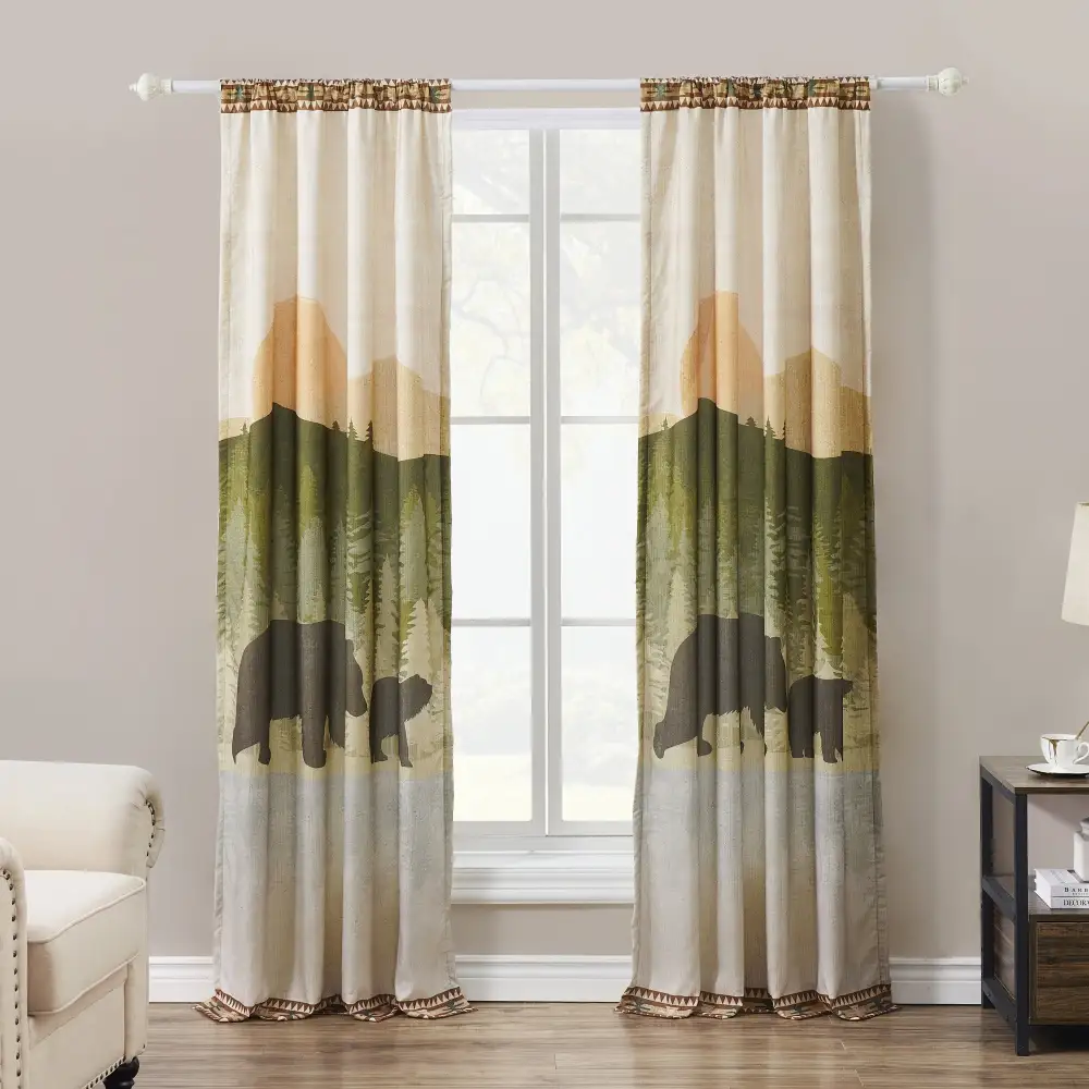 Light Filtering Microfiber Rod-Pocket Window Treatment