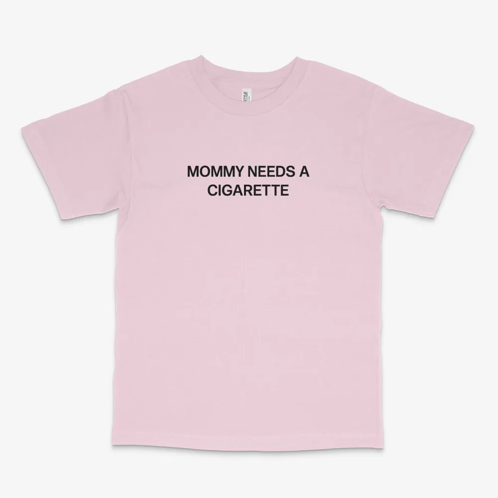 Tired Mom Graphic Cotton Tee