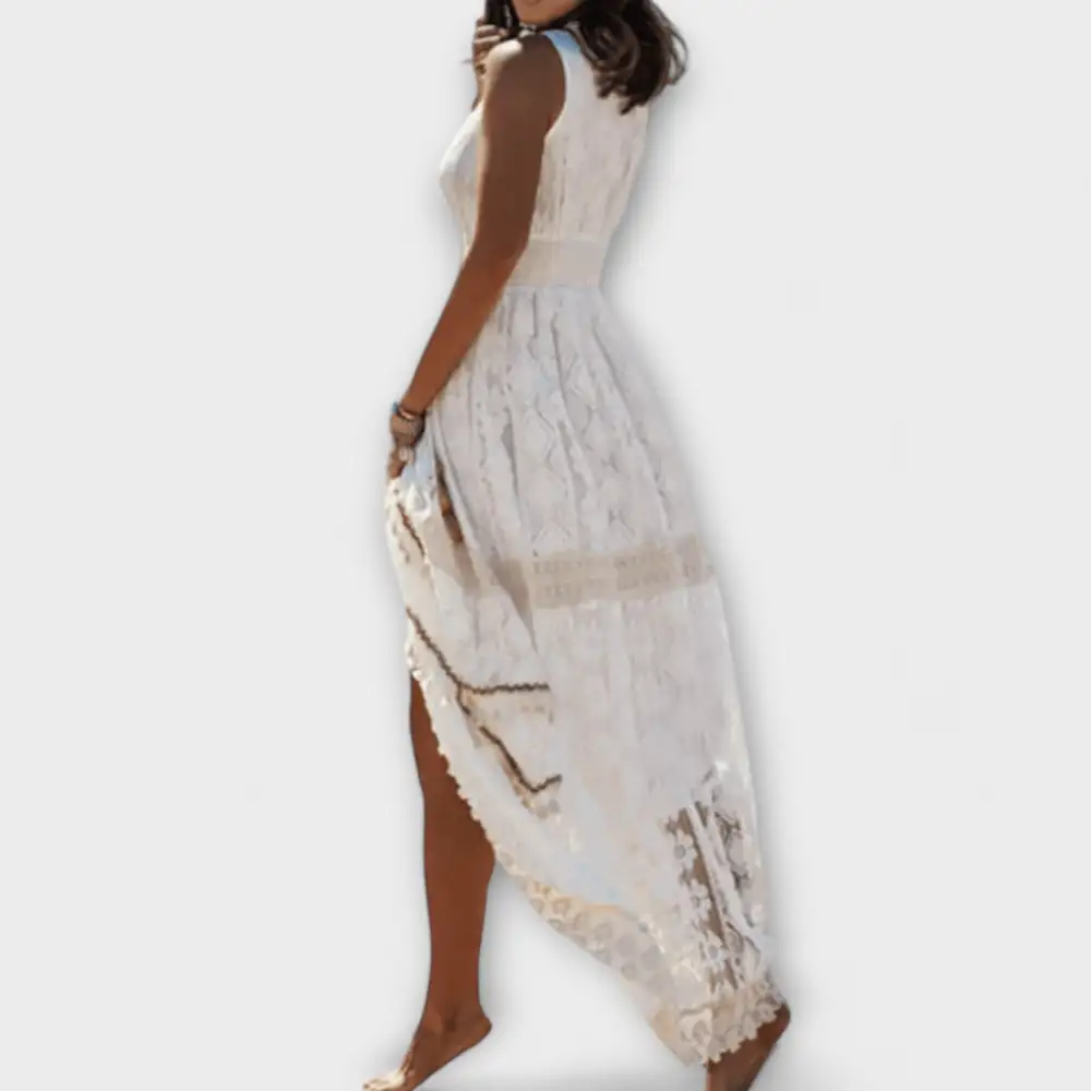 Lace A-Line Boho Casual Dress