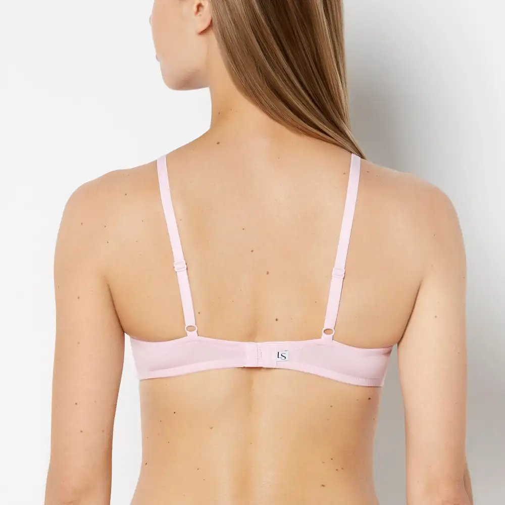 Delicate Lightly Lined Demi Cotton Bra