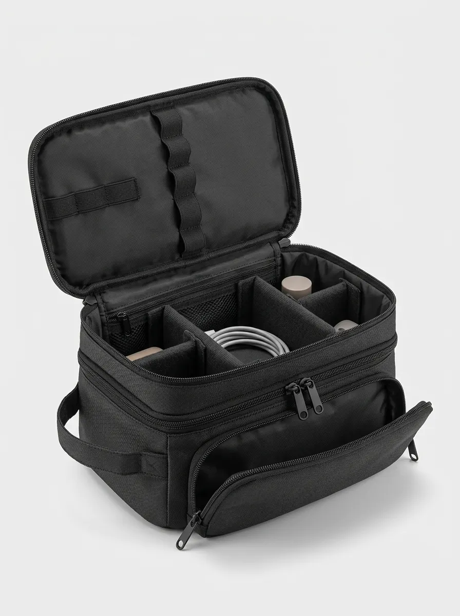 Multi-Compartment Electronics Travel Tech Organizer Bag