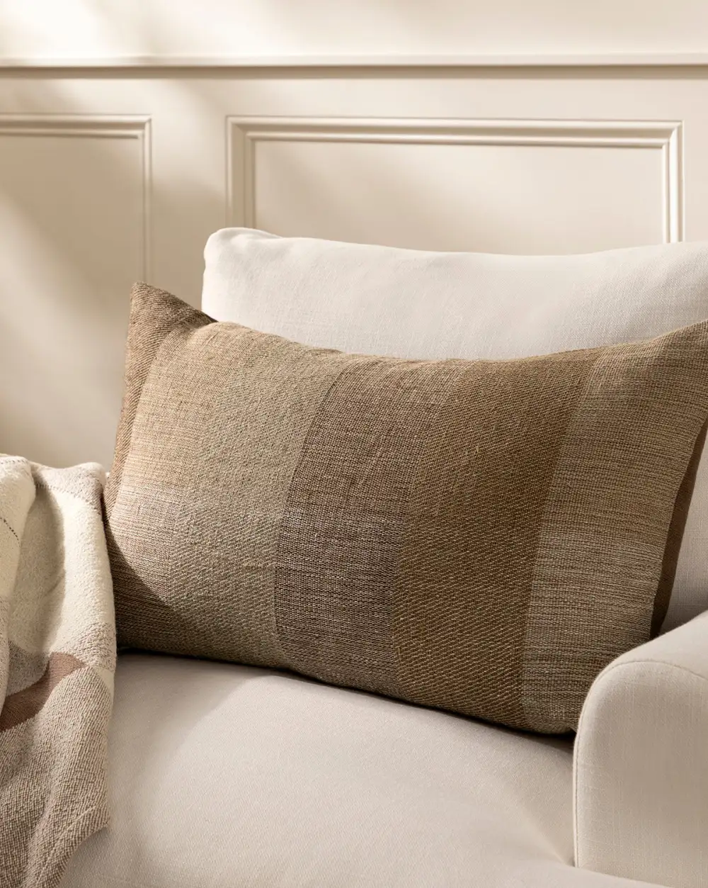 Plaid Striped Pillow Cover