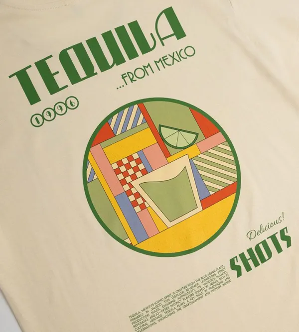 Beige Short Sleeve T-Shirt