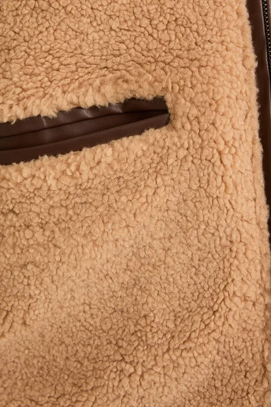 Easy Layer Brown Coated Jacket