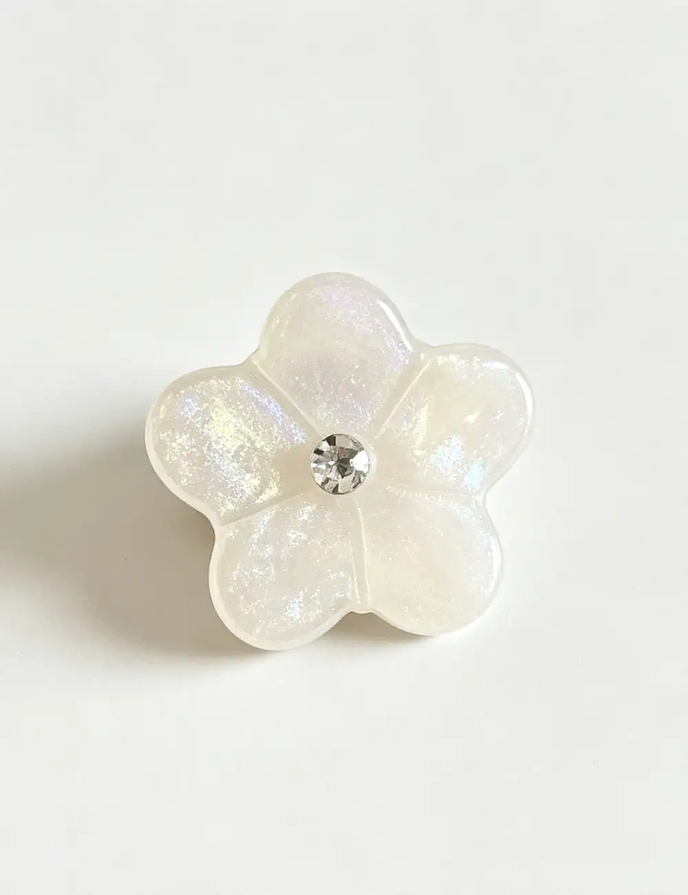 Rhinestone Flower Shape Mini Hair Hair Claw Clip