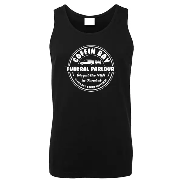 Funeral Logo Graphic Tank Top