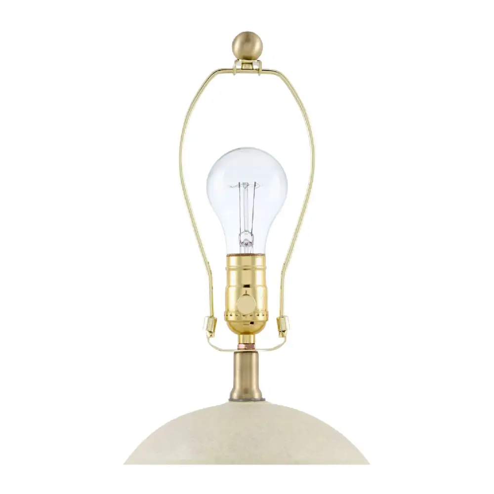 Round Glazed Ceramic Table Lamp