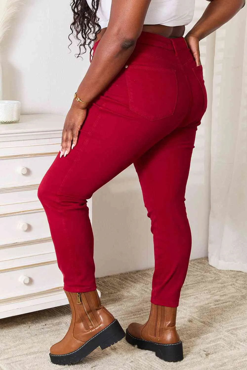 High Waist Tummy Control Skinny Denim Jeans