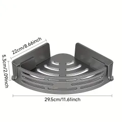 2-Tier Bathroom Corner Shelf