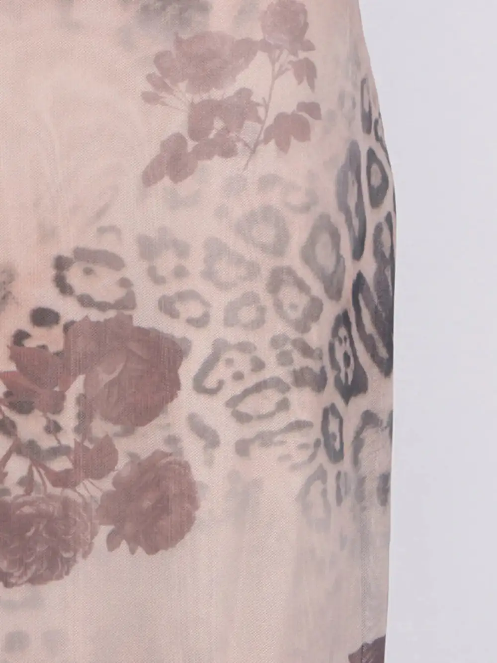 Drape Printed Maxi Dress