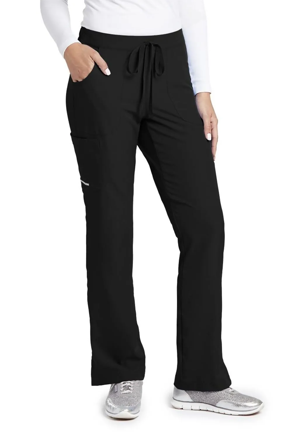 Women's Flat Front Beauty Healthcare Scrub Trousers