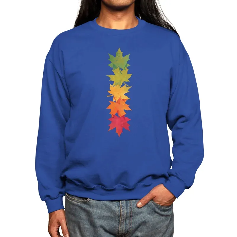 Colorful Autumn Maple Leaves Sweatshirt