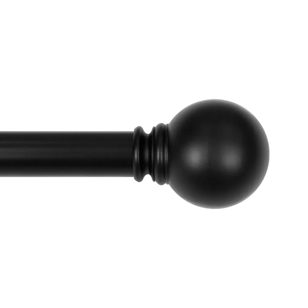 Metal Adjustable Window Curtain Rod 50 x 144-Inch