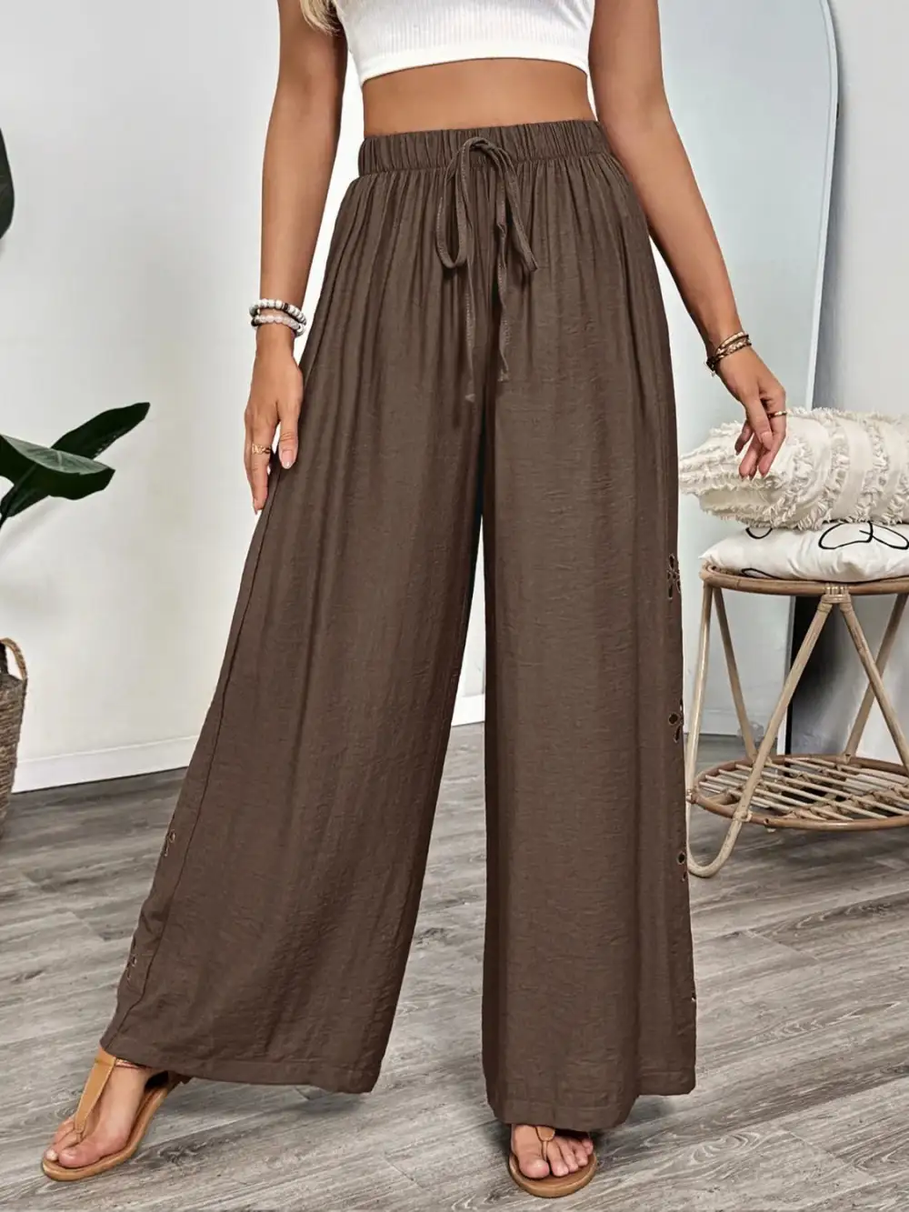 Polished Wide Leg Pants
