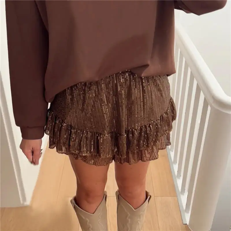 Refined Ruffled Shorts