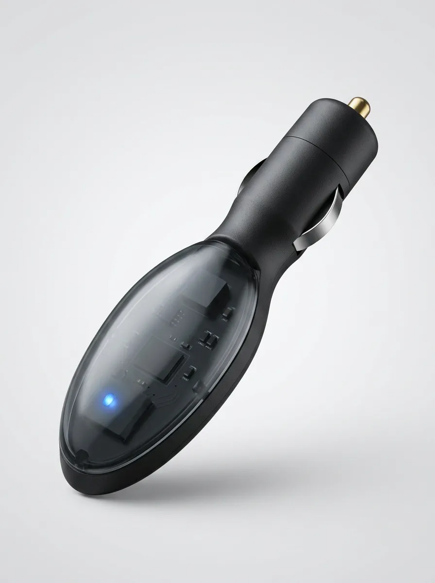 LED Electronic Car Fuel Saver Device for Vehicle Plug-In Setup