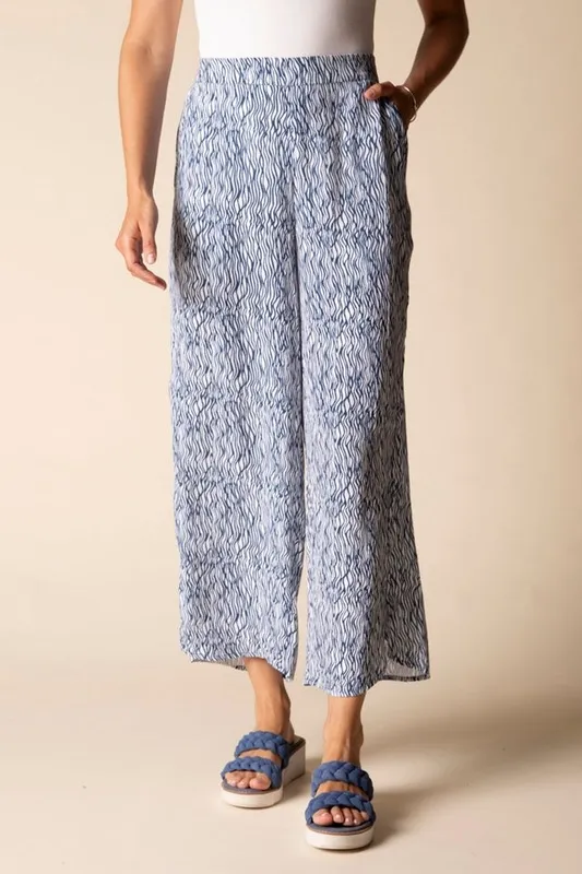 Wide Leg Cropped Pants