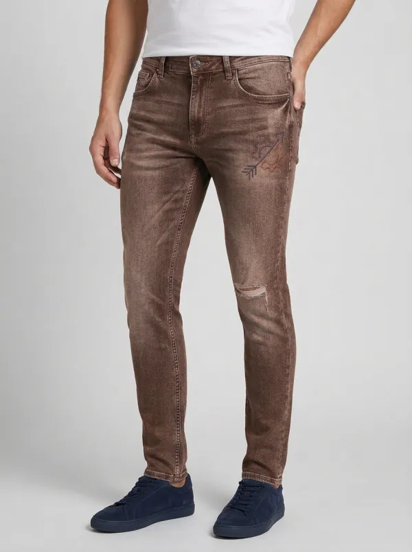 Men's Gear Arrow Graphic Slim-Fit Jeans
