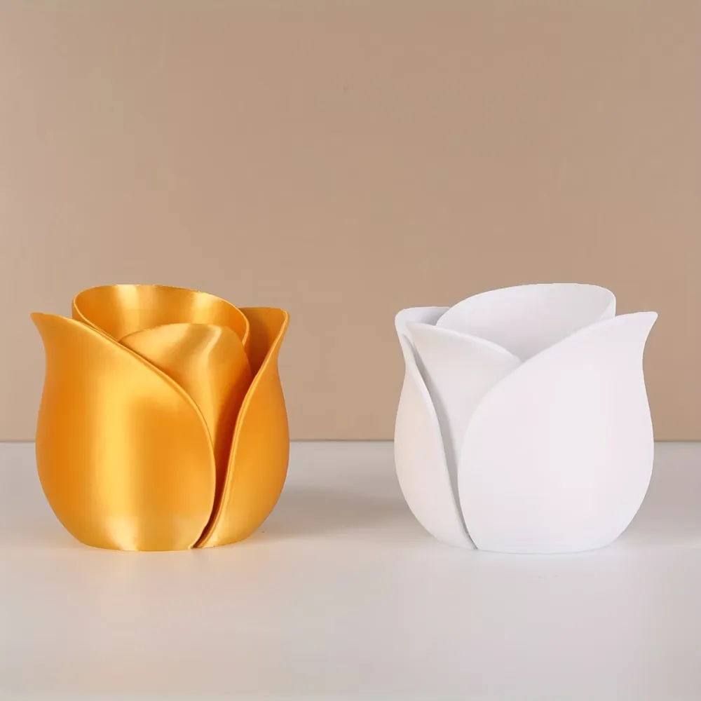 Rose-Shaped Flower Pot