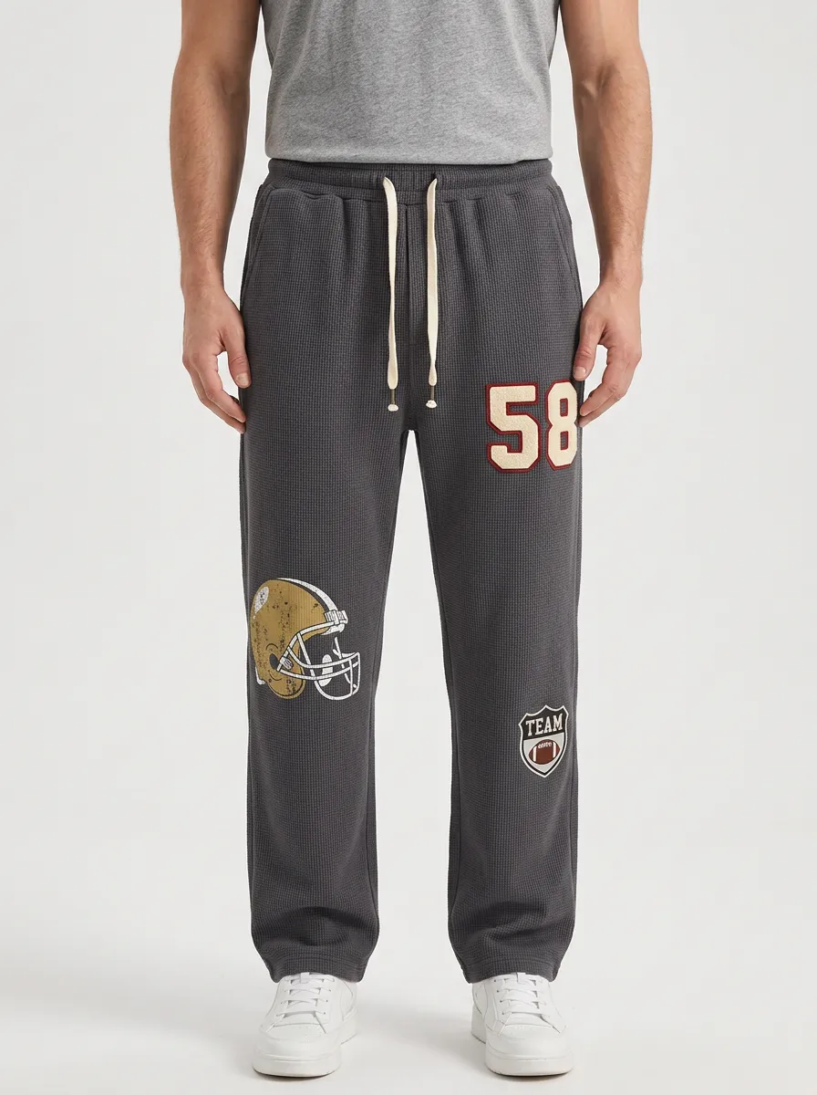 Men's Snap Vintage Football Pants