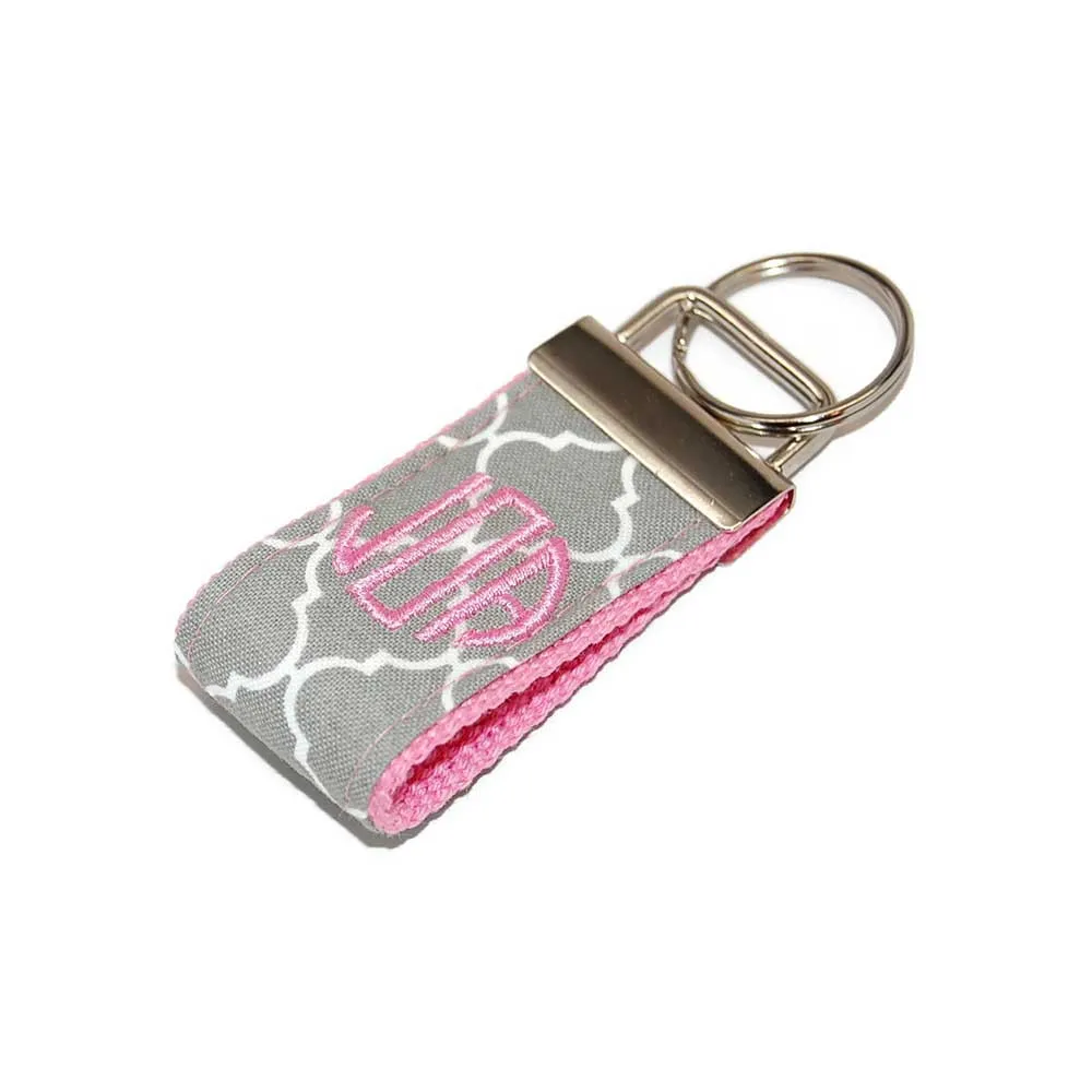 Quatrefoil Cheerful Keychain
