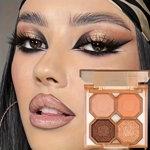 Matte & Metallic Gold Eye Palette