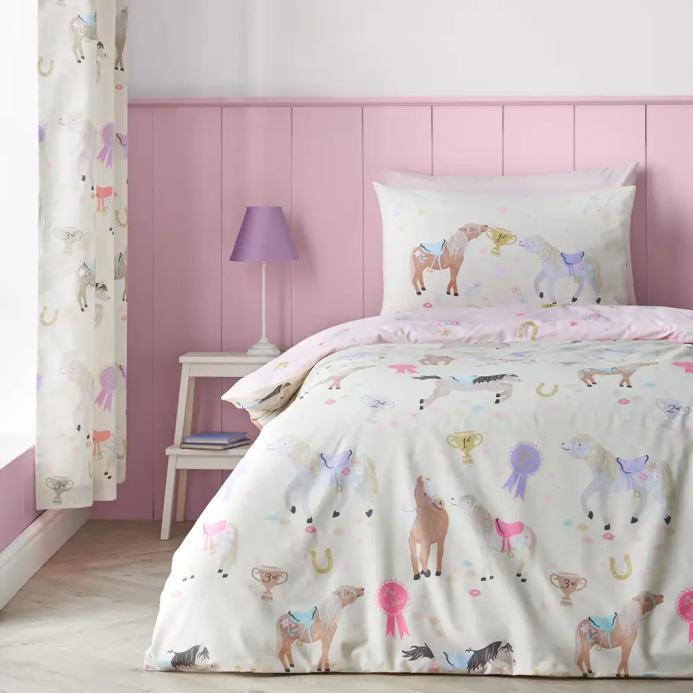 Balanced Bedroom Reversible Printed Linen Duvet Cover Set