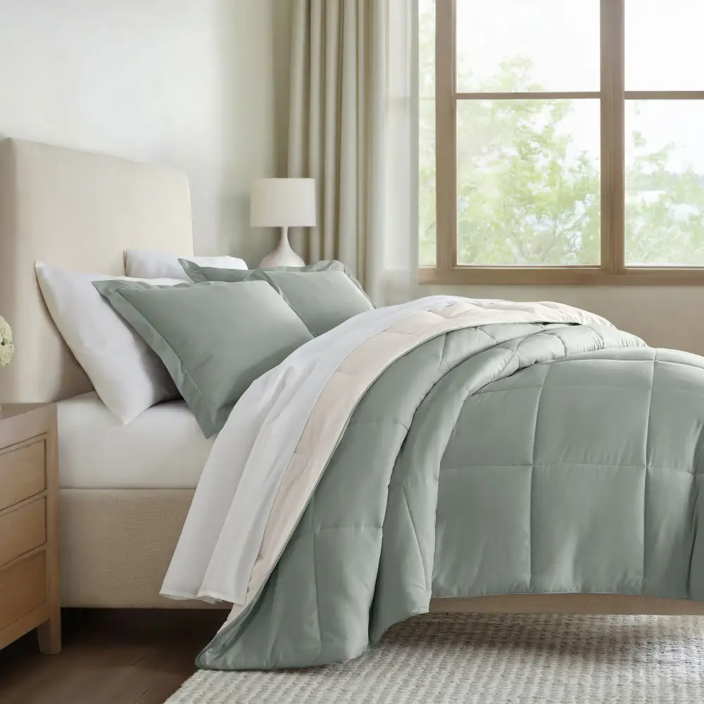 Reversible Down Alternative Comforter Set