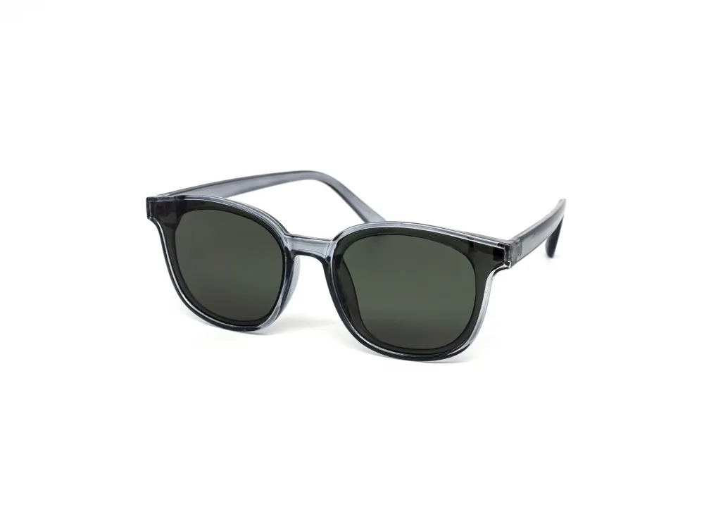 Twelve-Piece Minimalist Round Dark Lens Sunglasses