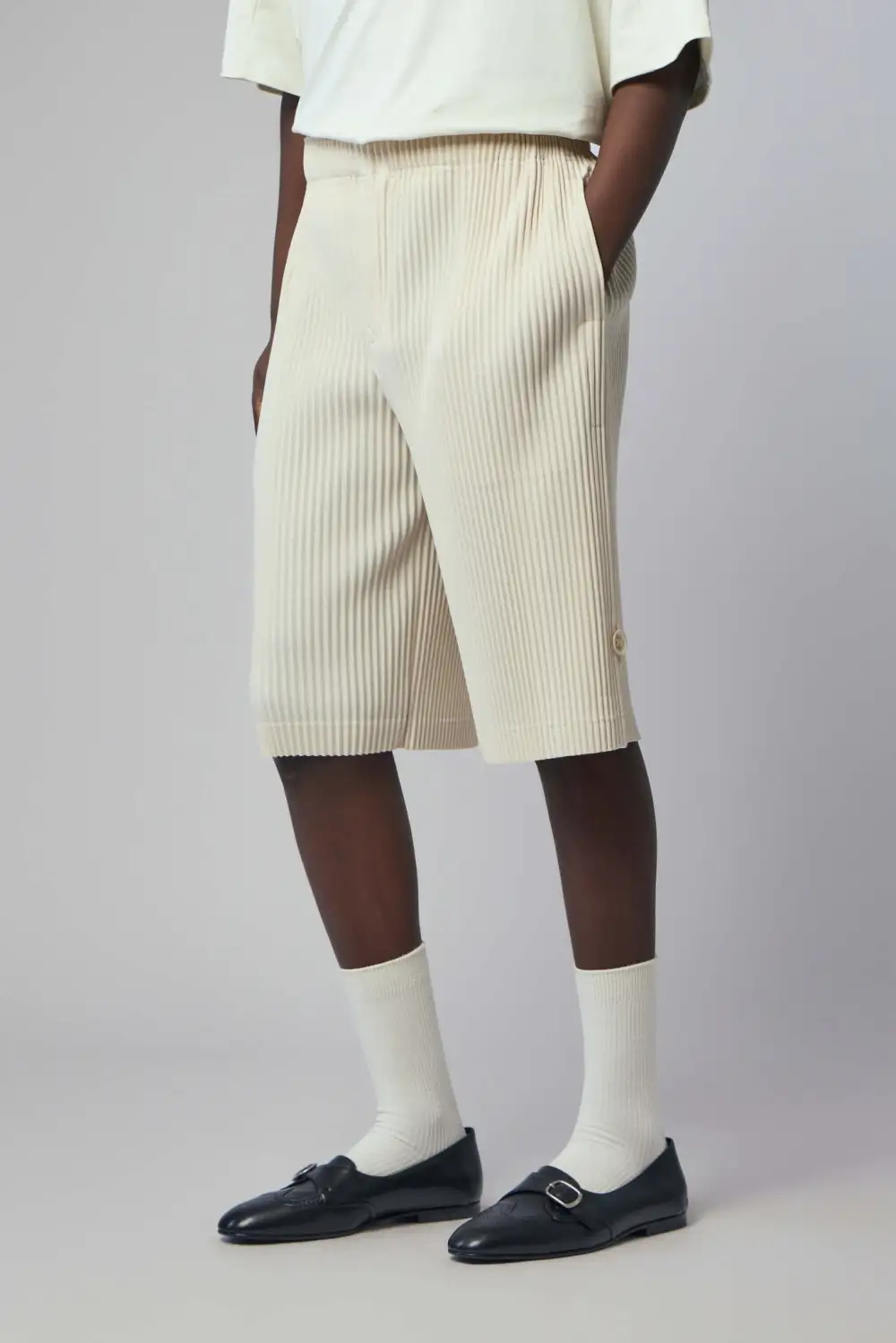 Polyester Wrap Detail Pants