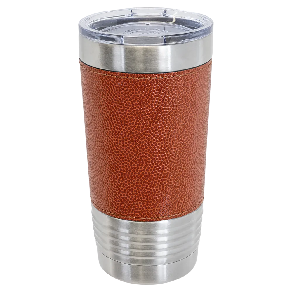 Faux Leatherette Finish Stainless Steel Tumbler