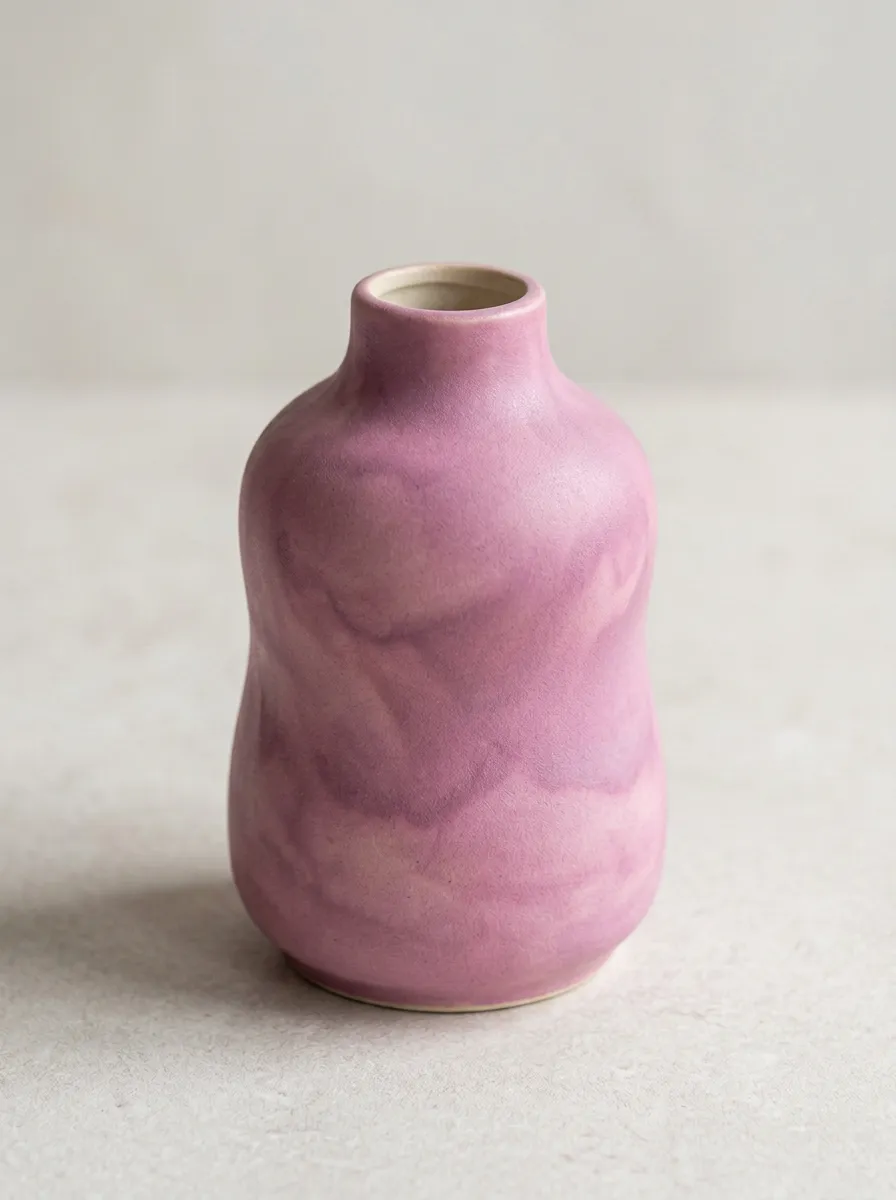 Minimalist Cloud Printed Tabletop Vase