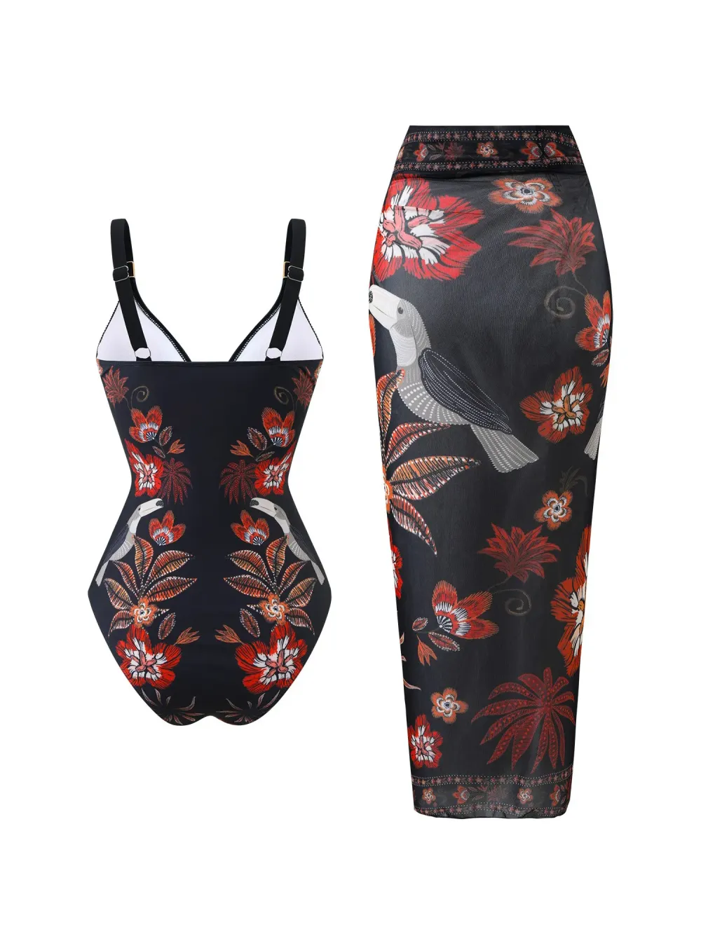 Penelope Printed Swimsuit Set