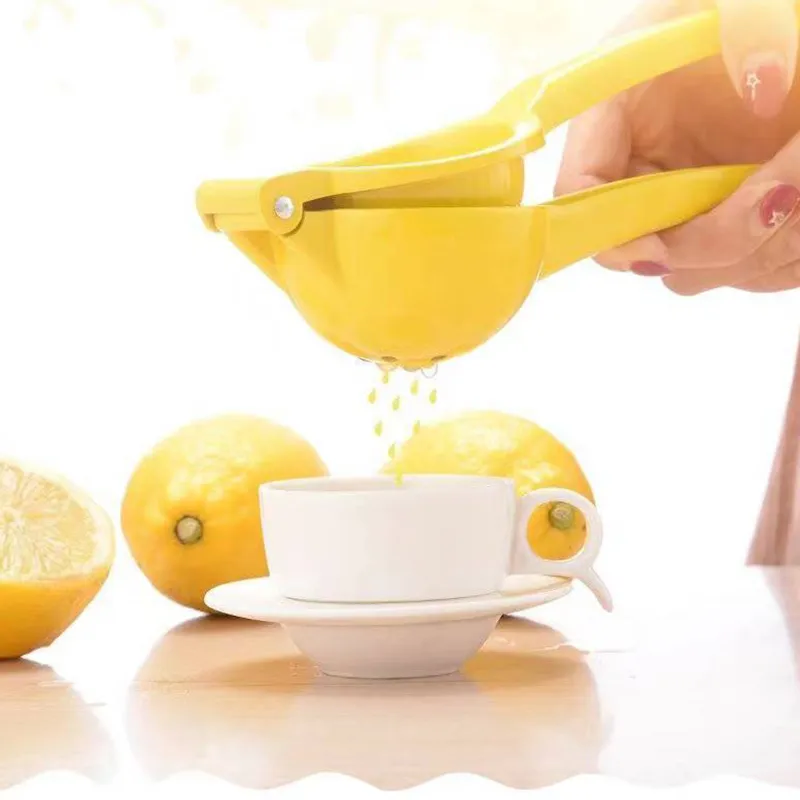 Home Manual Lemon Squeezer Aluminum Alloy Hand Pressed Orange Fruit Juicer Portable