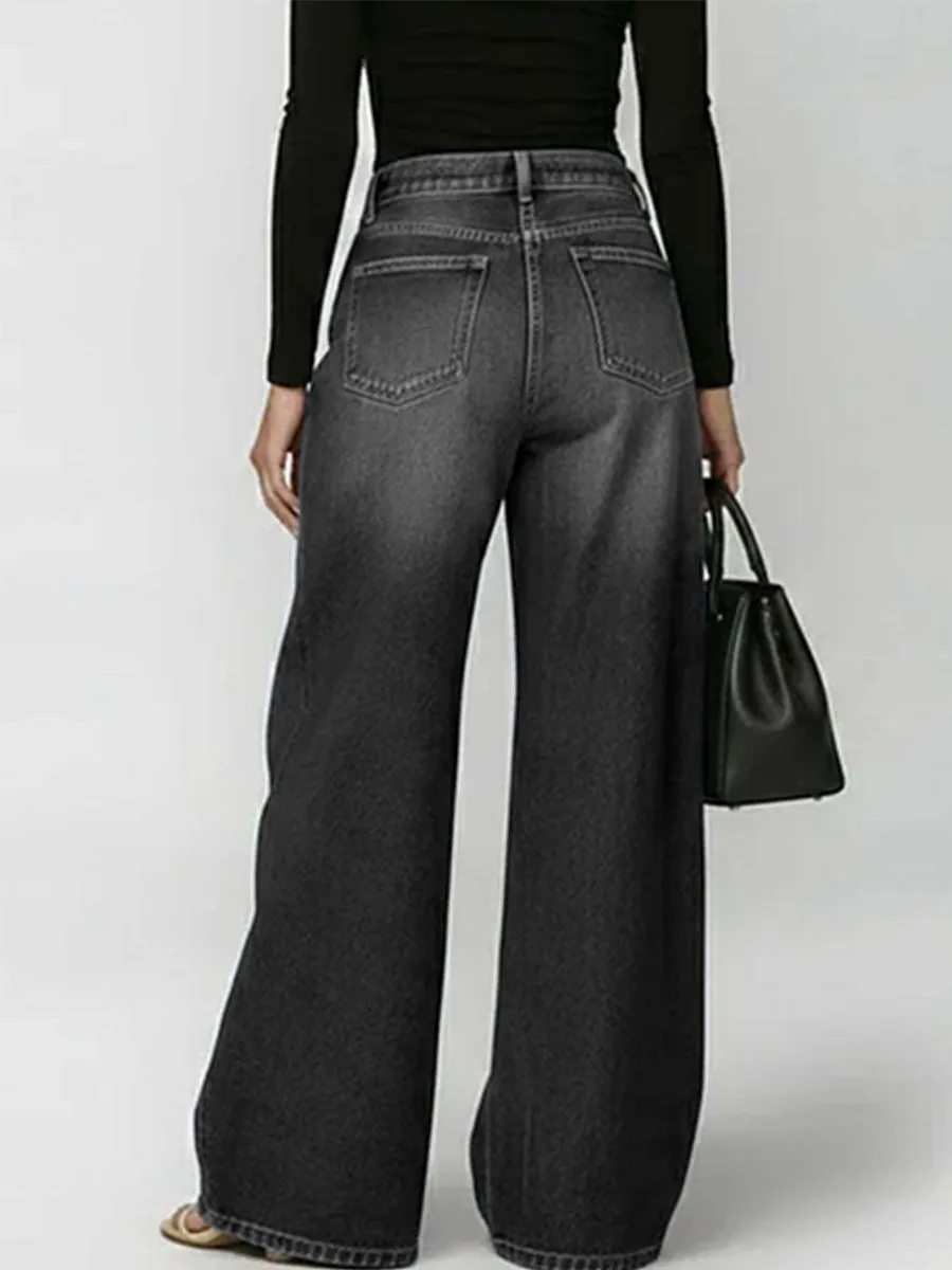 Lana Metal-Eyelet Jeans