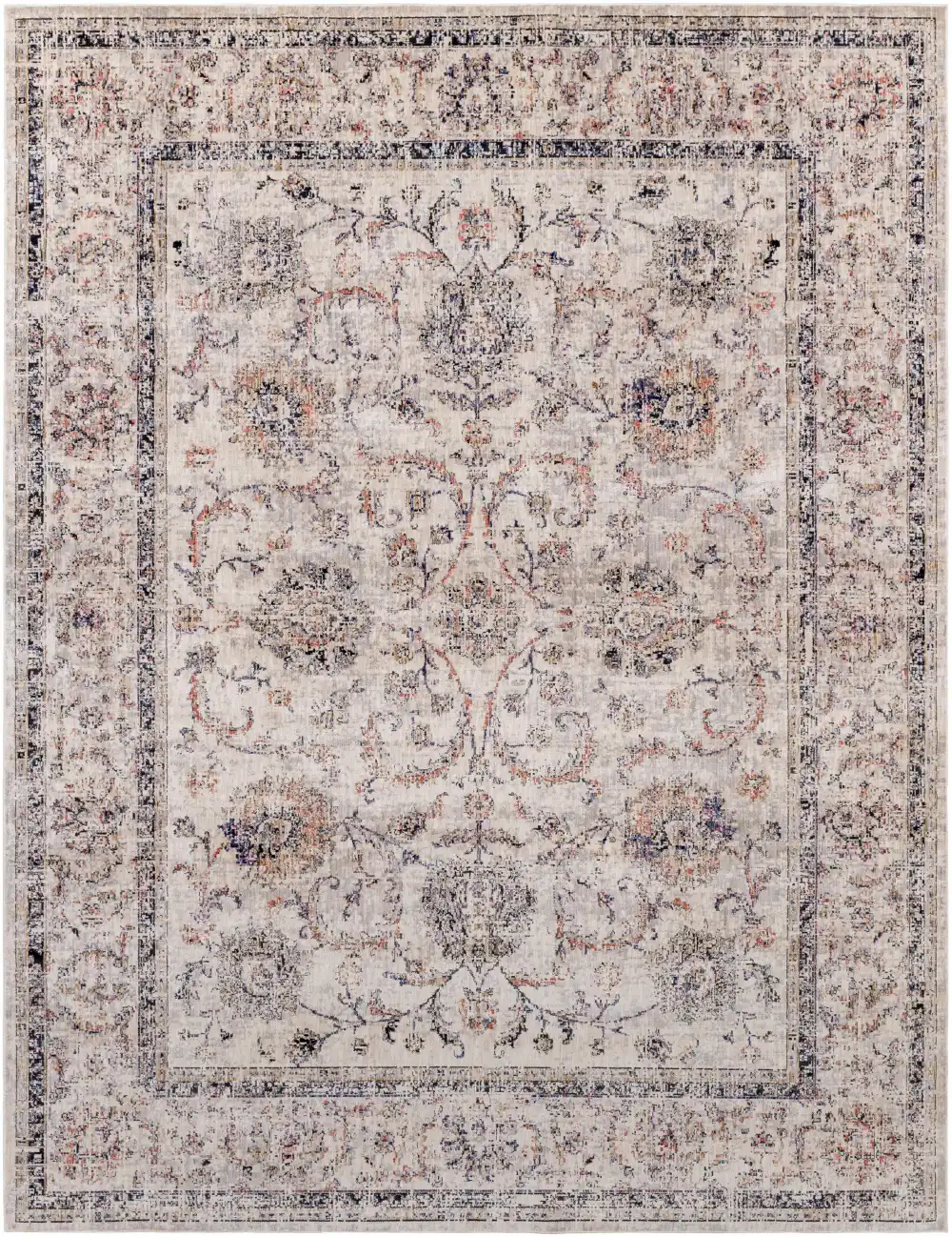 Versatile Traditional Area Rug Floor Accent