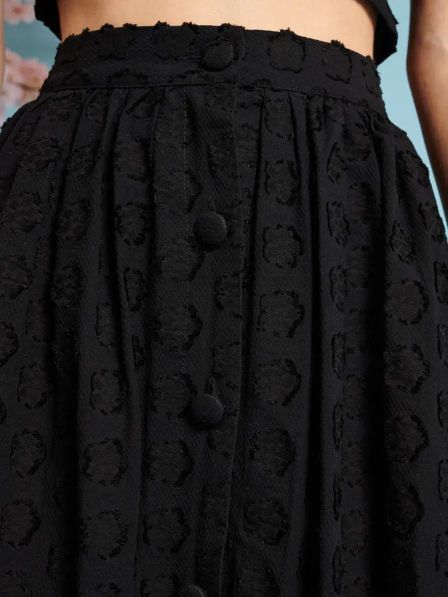 Jacquard Midi Skirt