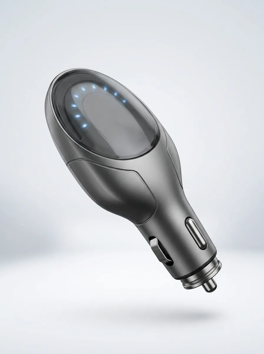 LED Indicator Car Fuel Saver Power-Socket Plug-In Device for Vehicle Interiors