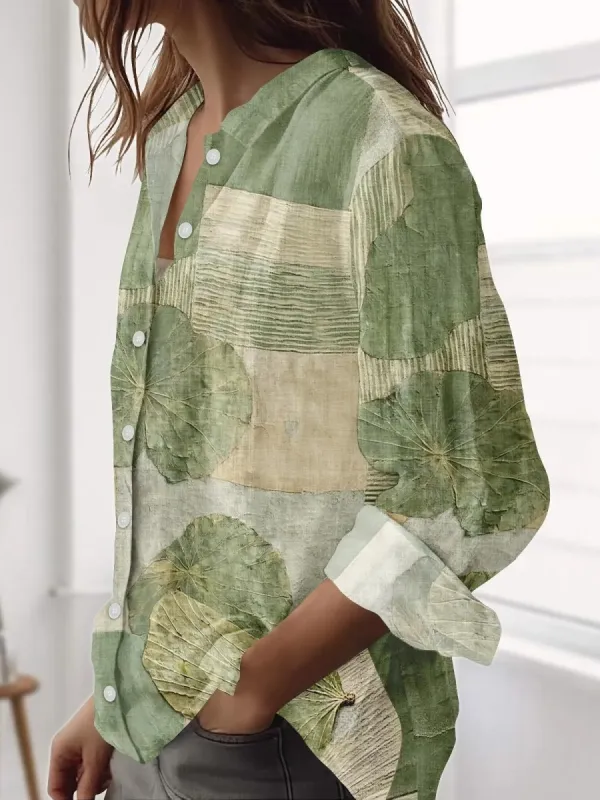 Lotus Leaf Patch Shirt