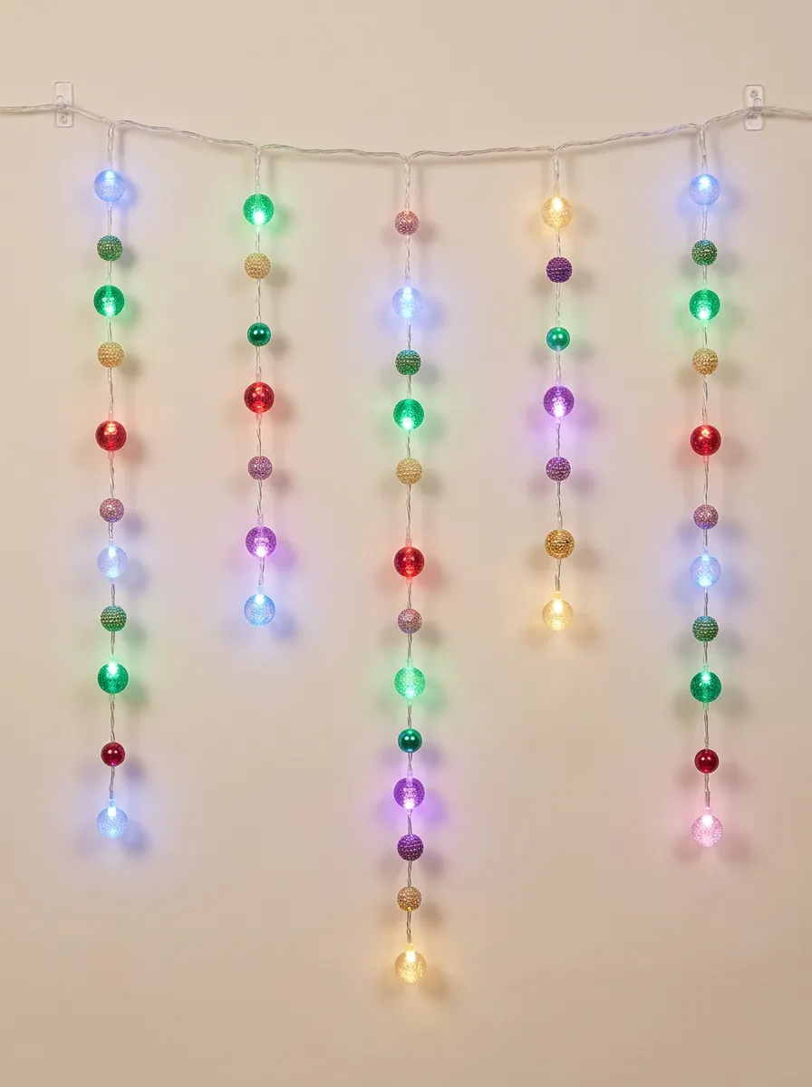 Colorful LED Globe Christmas LED String Lights