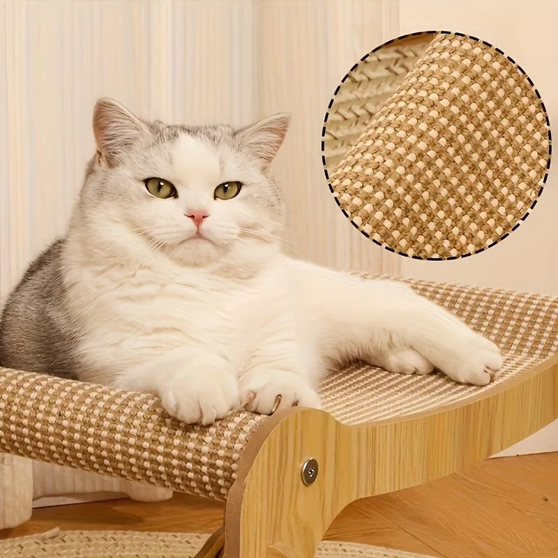 2-Tier Wooden Cat Bed