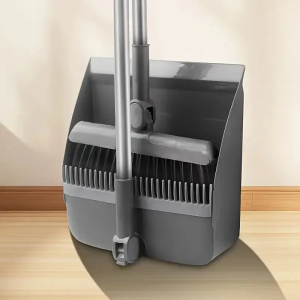Household Extended Handle Broom And Dustpan Set
