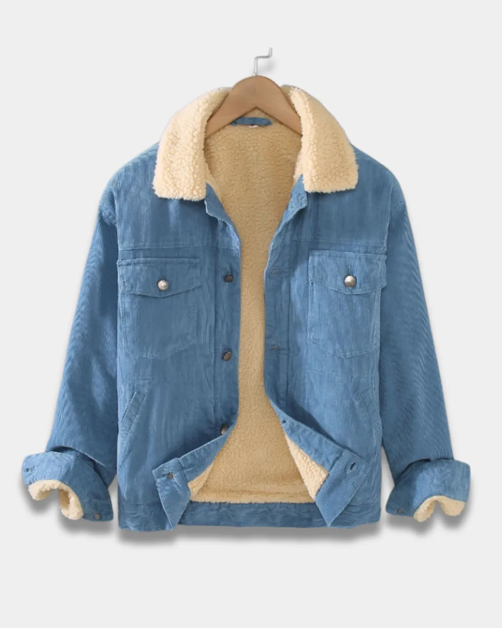 Corduroy Sherpa Collar Jacket