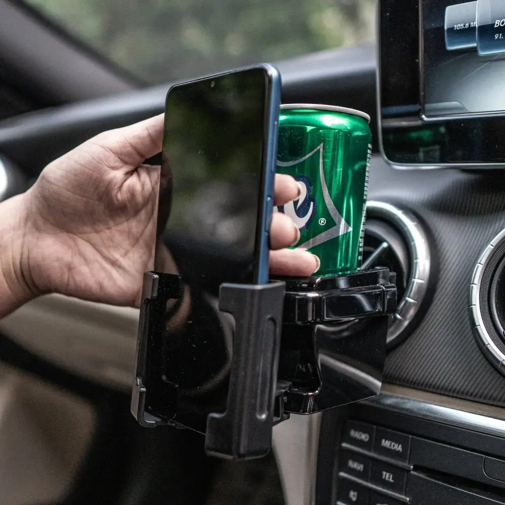 Vent Mounted Phone Drink Holder