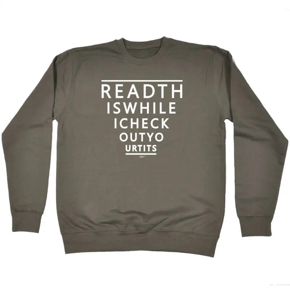 Checkout Humor Graphic Sweatshirt