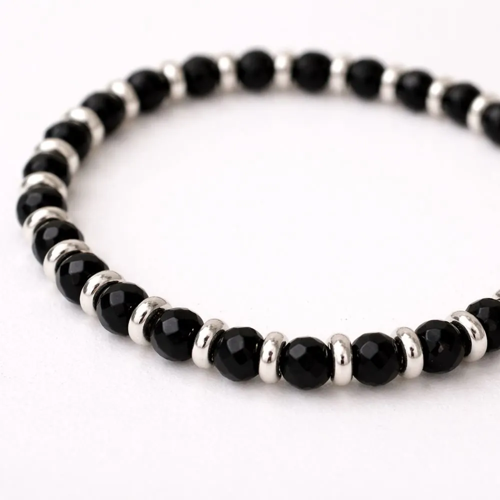 Stretch Gemstone Crystal Bracelet