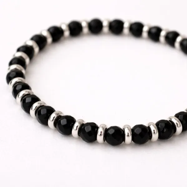 Stretch Gemstone Crystal Bracelet